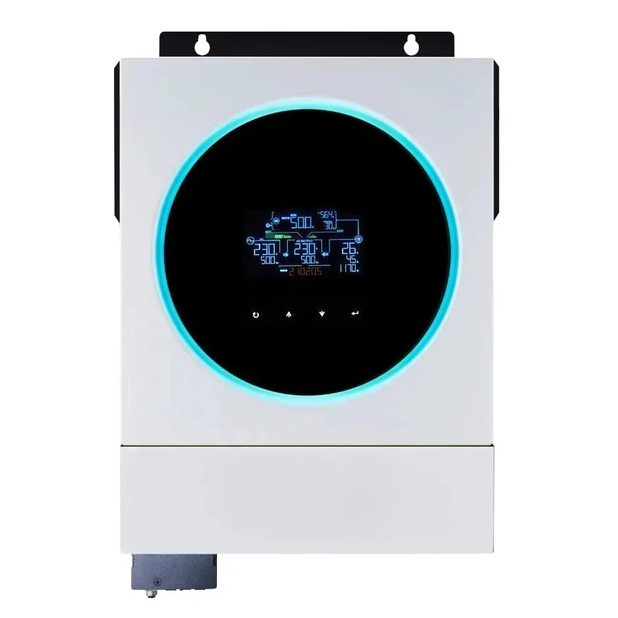 Dual 6KW Off-Grid Solar Hybrid Inverter Built-in MPPT 48V120A, PV Input 60-500V, Dual Output Voltage