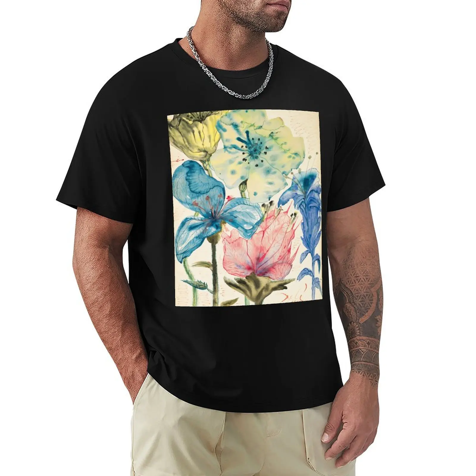 

Salvador Dali Fleurs T-Shirt designer shirts vintage t shirts T-shirts oversize anime shirt funny t shirts men