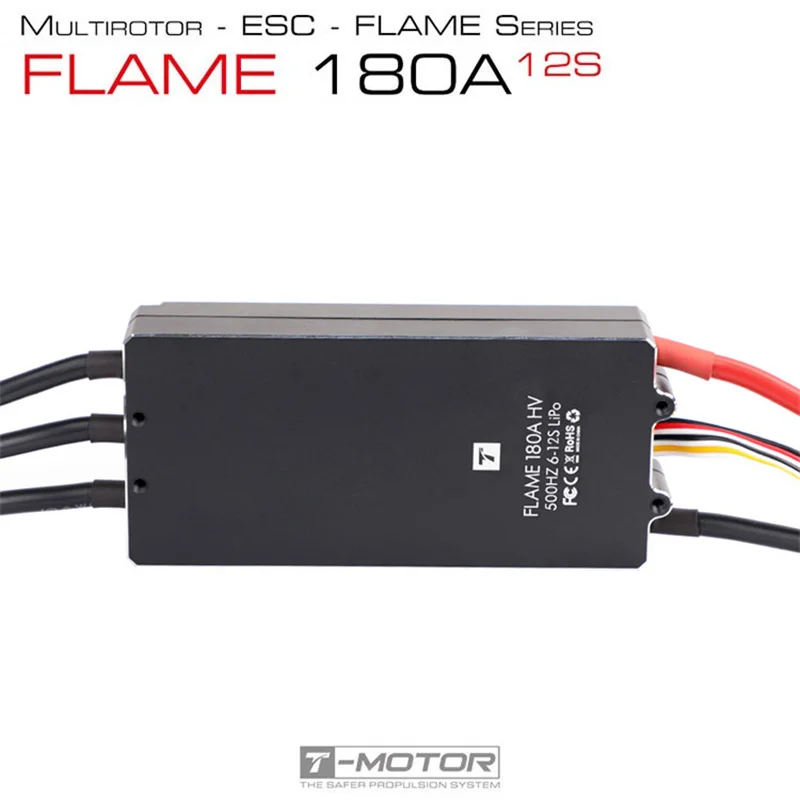 

T-MOTOR FLAME 180A HV 6-14S Lipo NO BEC BLDC Brushless Waterproof ESC Speed Controller for Multirotor Drone UAV