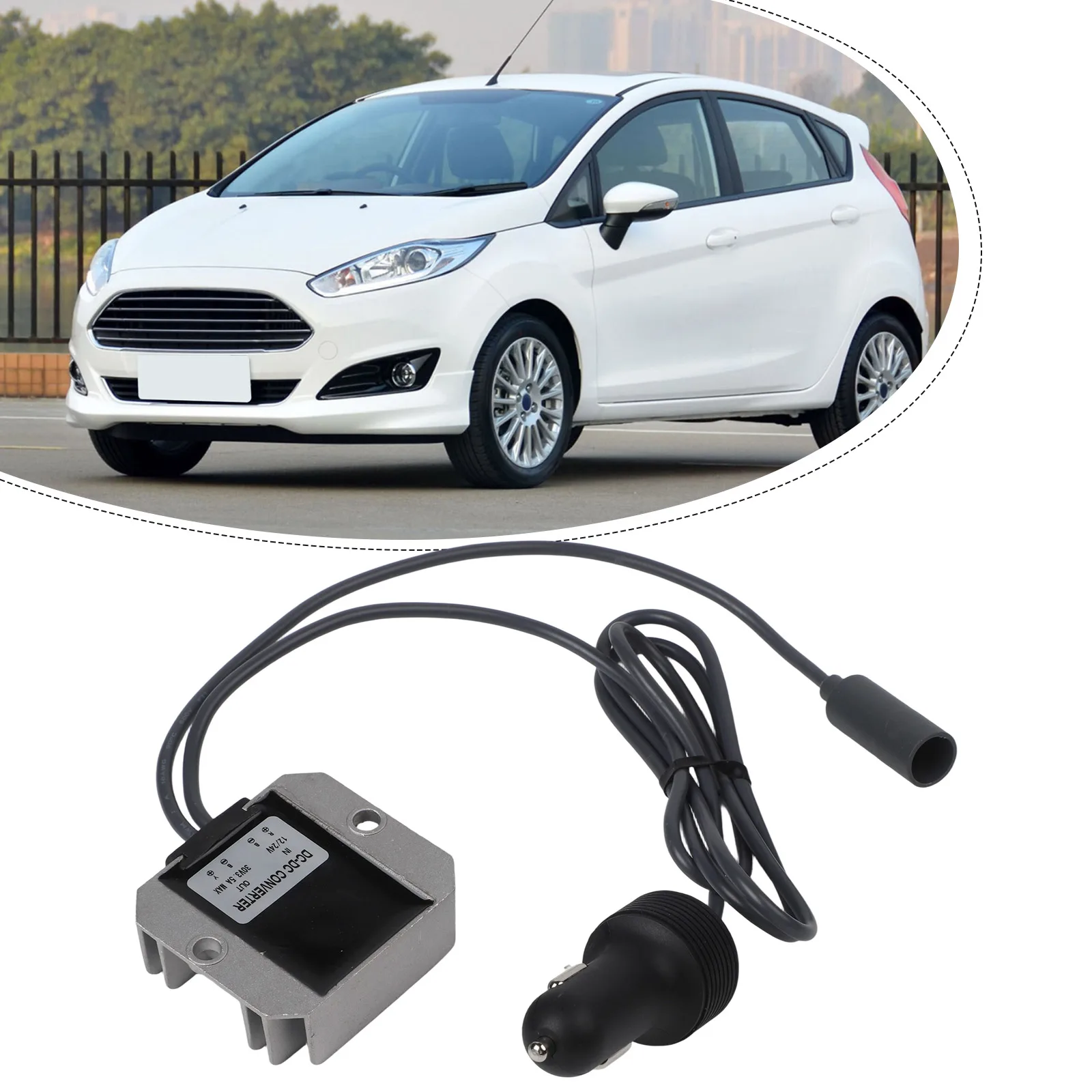 

DC Power Adapter Power Cord Power Supply For Adventures Quick Setup For Vehicles Connect And Play Automotive Power Cable