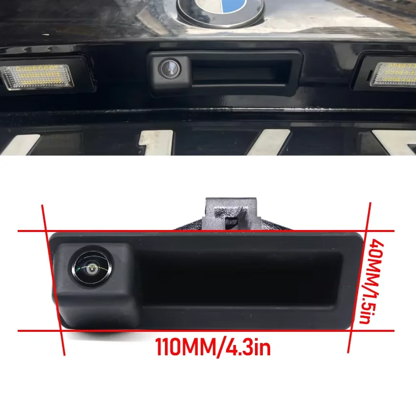 For BMW X6 E71 E72 2008~2010 2011 2012 2013 2014 Car Reverse Rear View Camera Back Door AUTO Trunk Handle Camera Parking HD CCD