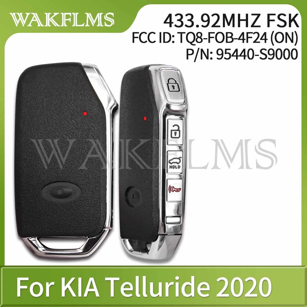 95440-S9000 For KIA Telluride 2020 433MHz ID47 Passive Proximity Keyless Entry Go Smart Car Remote Car Key TQ8-FOB-4F24 S9000