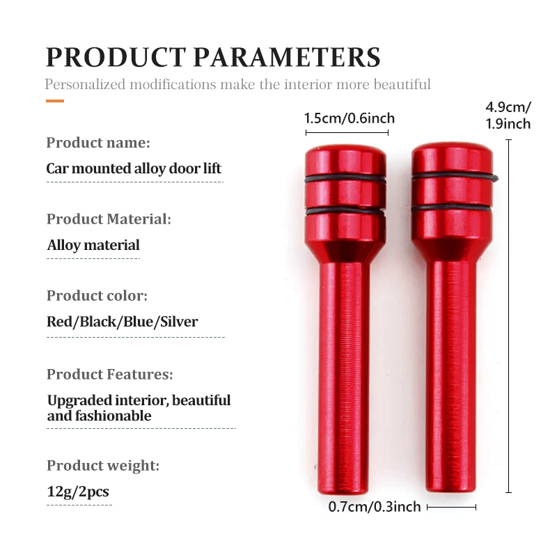 الألومنيوم قفل الأمان دبابيس باب السيارة ترقية حماية معززة ل هولدن HSV كومودور VT VX VU VY VZ VE Astra H SV