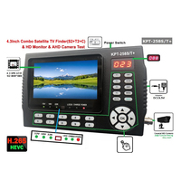 KPT-258ST HD+AHD DVB-S2 DVB-T/T2 DVB-C Combotest cctv camera DVB-T/T2 DVB-C Combosatellite Finder meter pk satlink st-5150 258HD