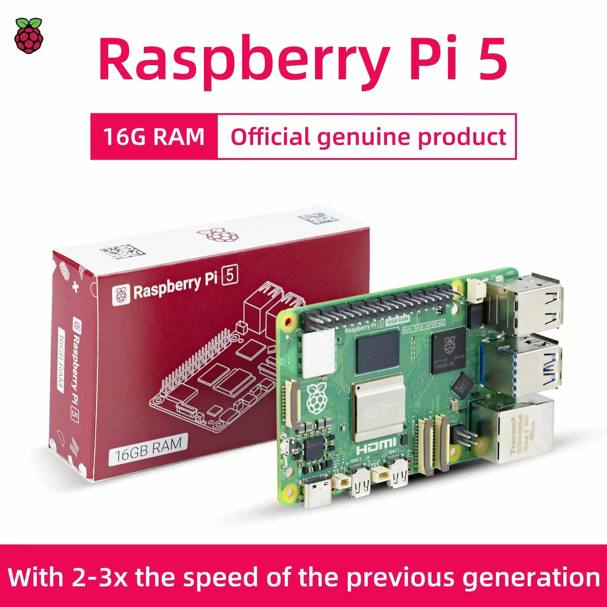 Seeedstudio Produk Baru Original Raspberry Pi5 Development Board Kit Grosir Raspberry Pi 5 Model B 5B 2GB 4GB 8GB 16GB RAM