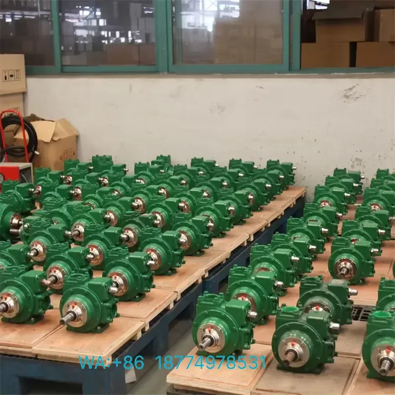 for YB-80 80MM Cowell 3 Inch Tank Truck Unload Pump Fuel Transfer Pump Double Shaft Rotary Vane Pump