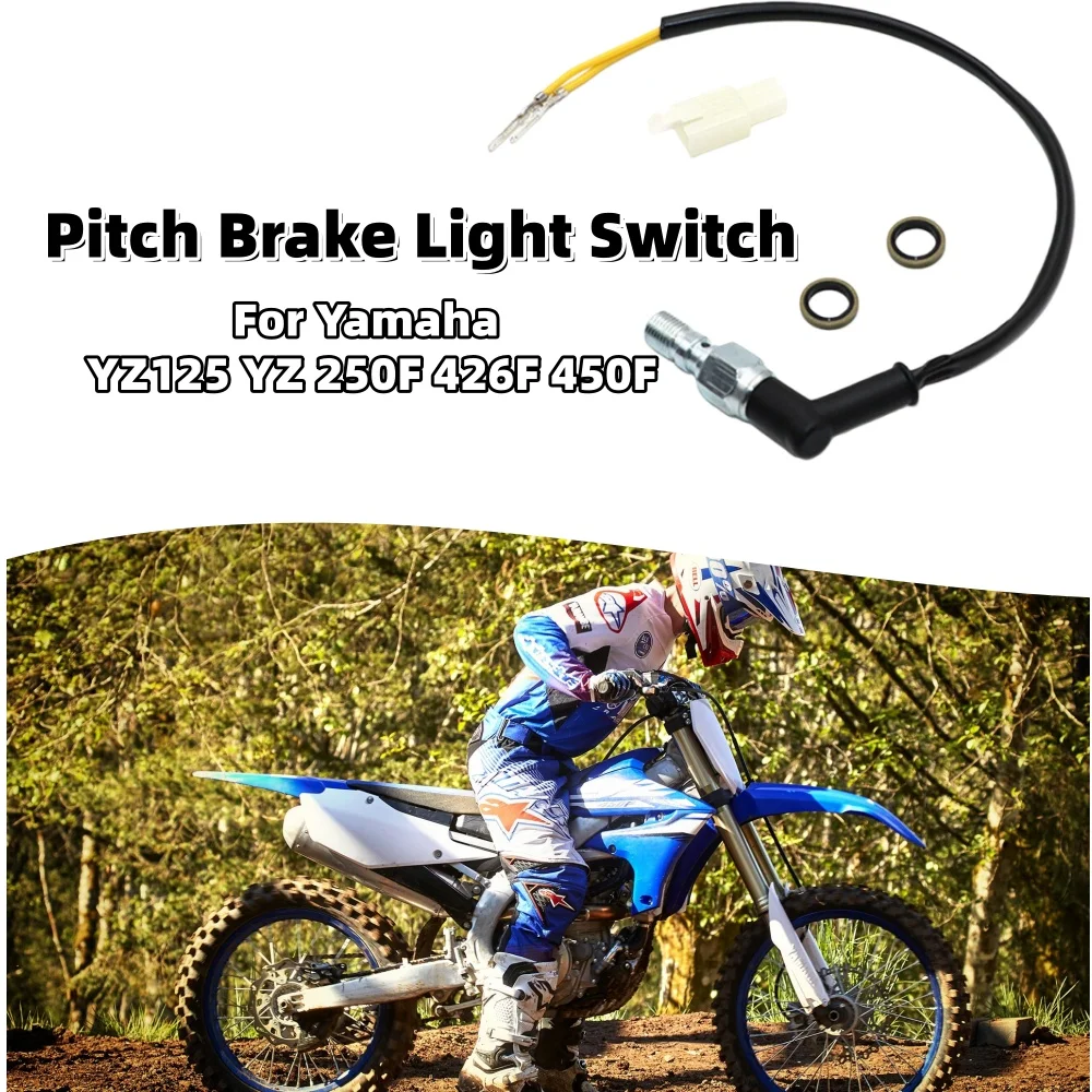 

Motorcycle Pitch Brake Light Switch Replacement With Banjo Bolt M10x1.25 Motorcycle Parts For Yamaha YZ125 YZ 250F 426F 450F
