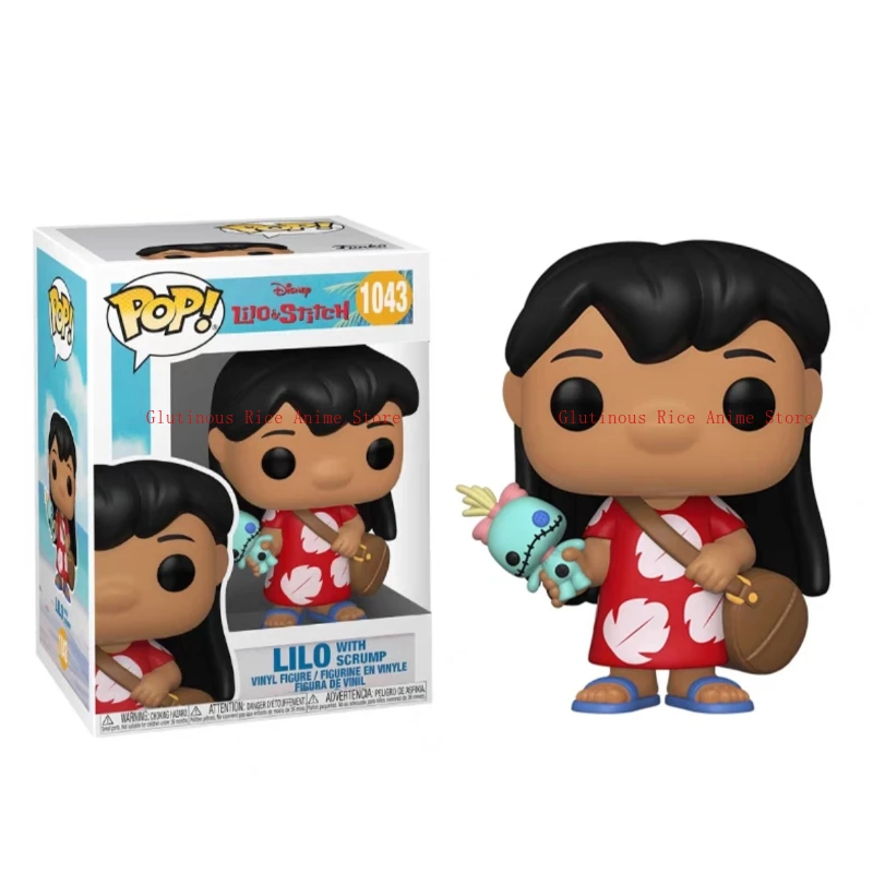 

In stock Cartoon characters Lilo&Stitch doll peripheral figurine model trendy cartoon original collection birthday gift