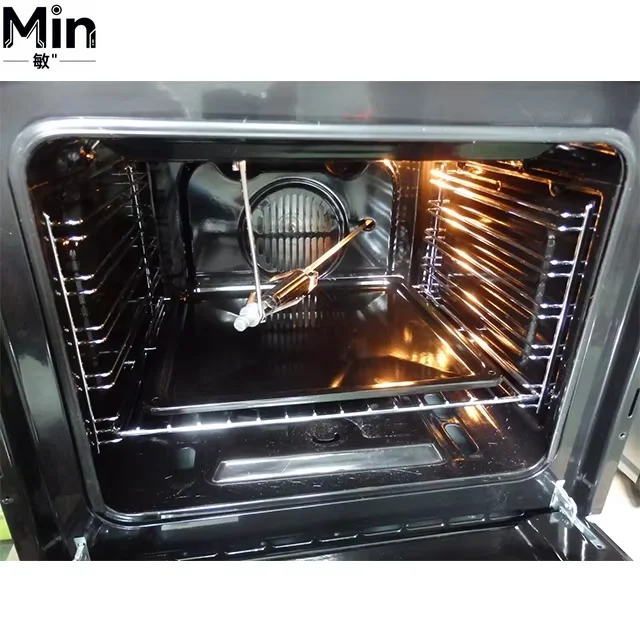56L 2.2 Cubic Feet Built-In Kitchen Wall Oven Electric Convection & Grill with Knobs Stainless Steel Oven