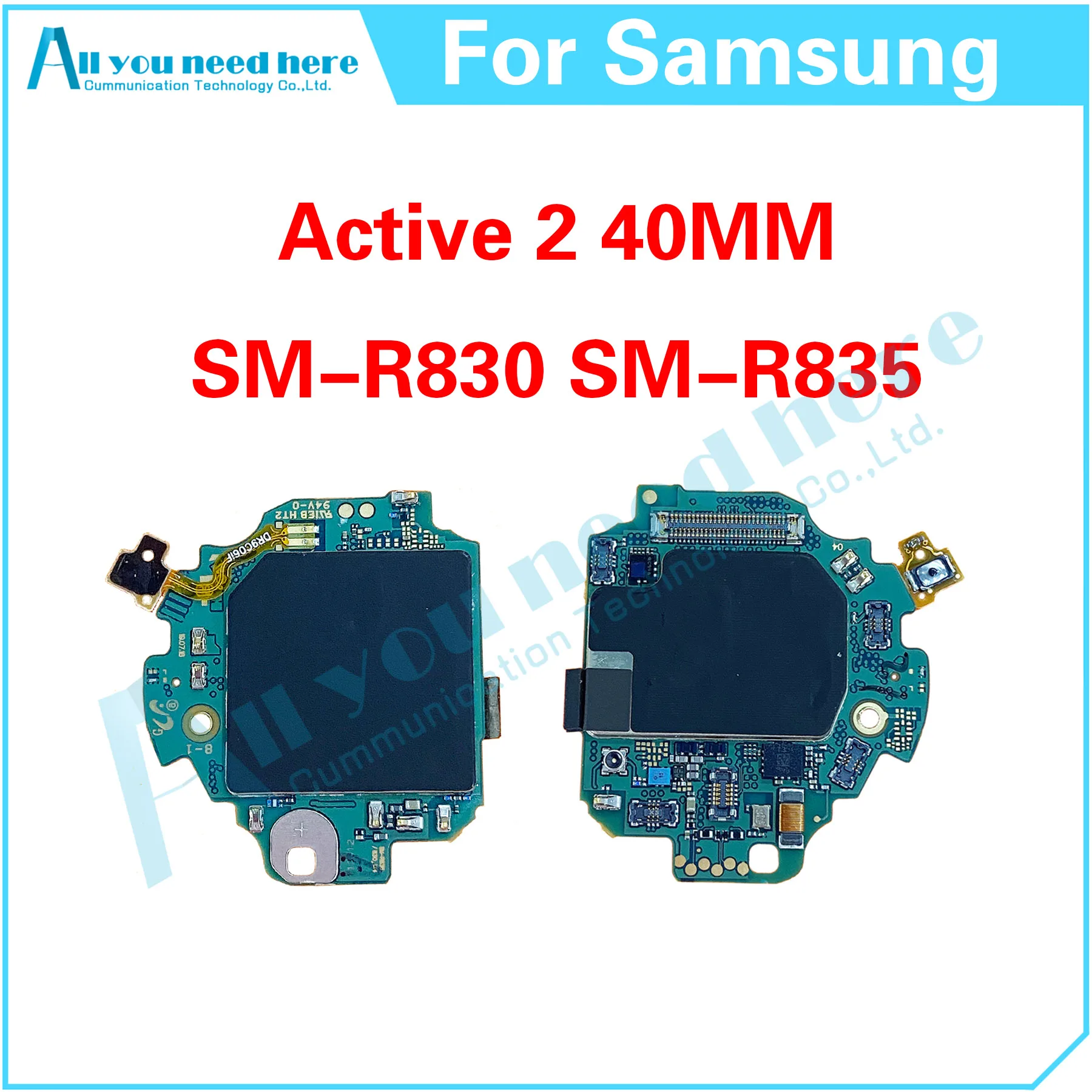 Imagem -03 - Motherboard Mainboard para Samsung Active Placa Principal para Sm-r820 Sm-r825 Sm-r830 Sm-r835 Sm-r830 R835 40 mm 44 mm