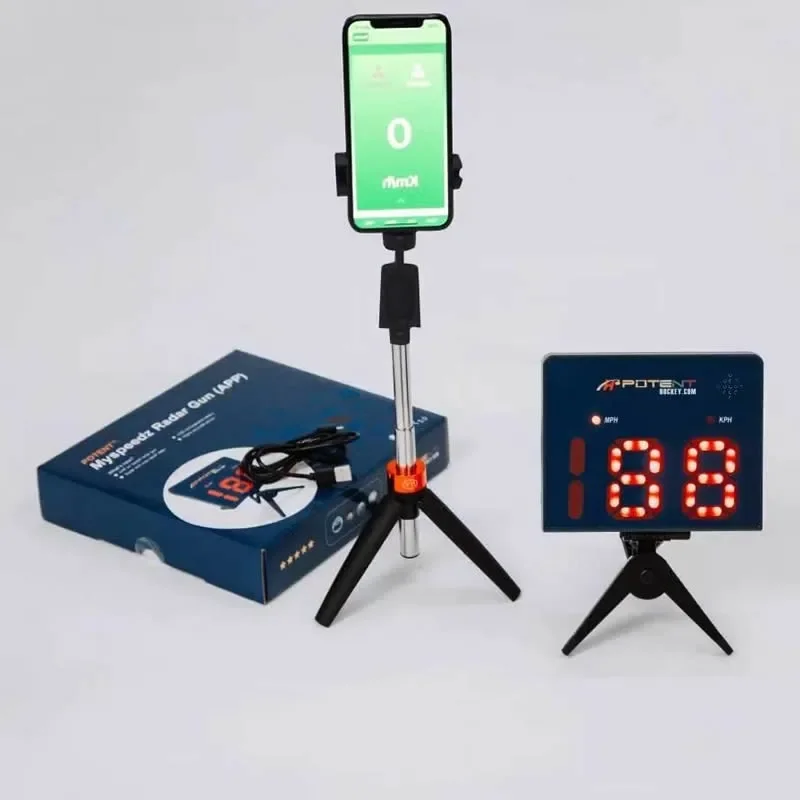 ON SALE !  !  ! New DESIGN Speed Radar Gun 2.0 w. App Support (iOS) - Measure Shot Speed for Hockey, Baseball, Tennis, Golf