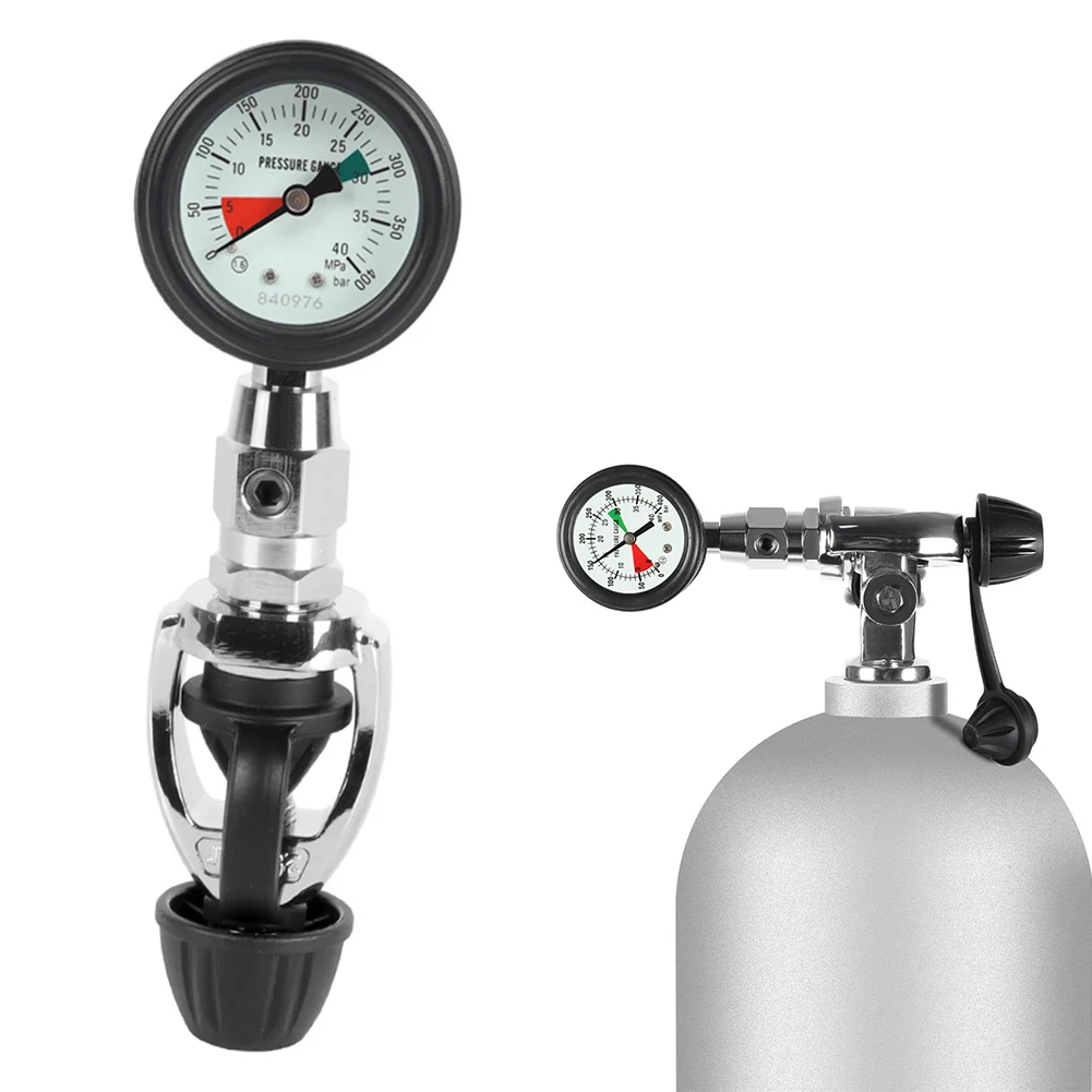 300Bar Gauge Accurate Pressure Measurement Brass Pressure Gauge For Scuba Accessory Brass Material For Night Diving