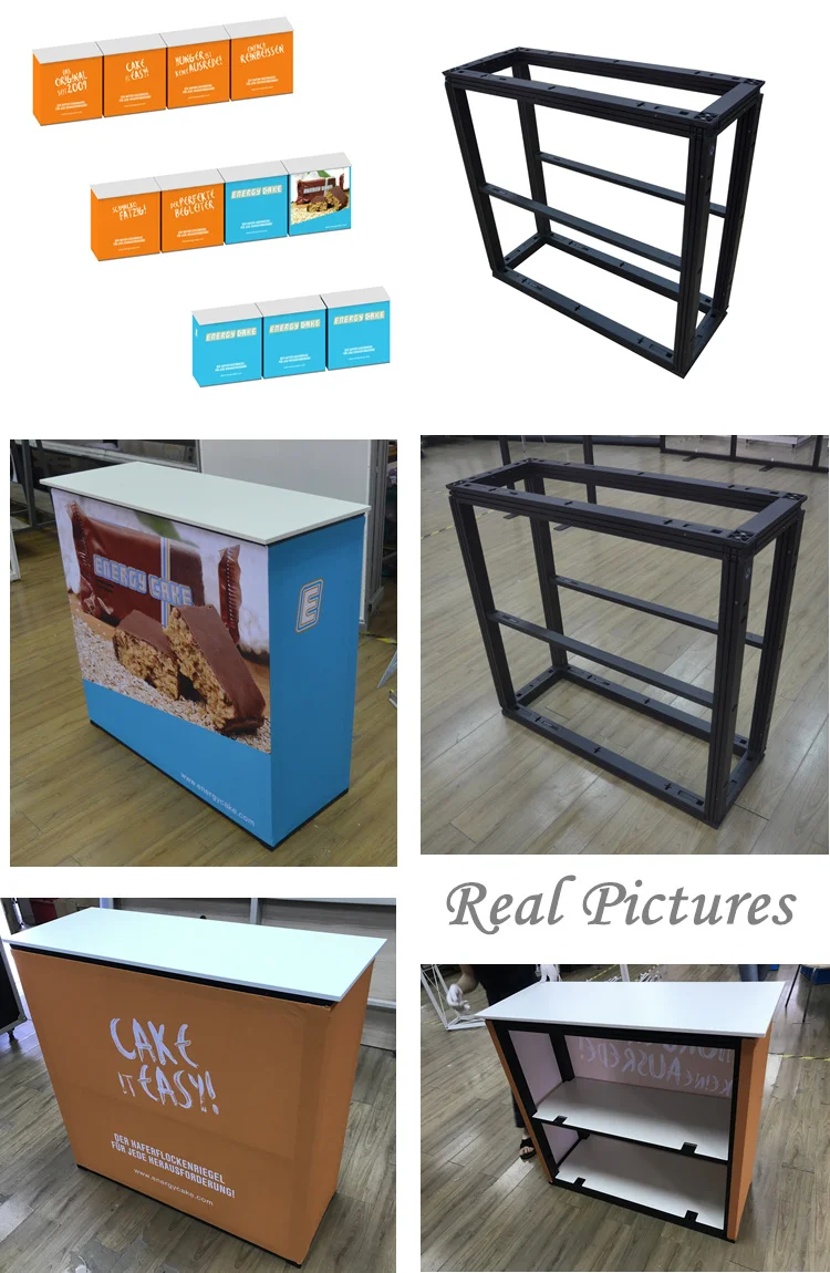 Design modulare per cabina di esposizione fiera di moda con telaio in alluminio trasformabile espandibile da 50 mm