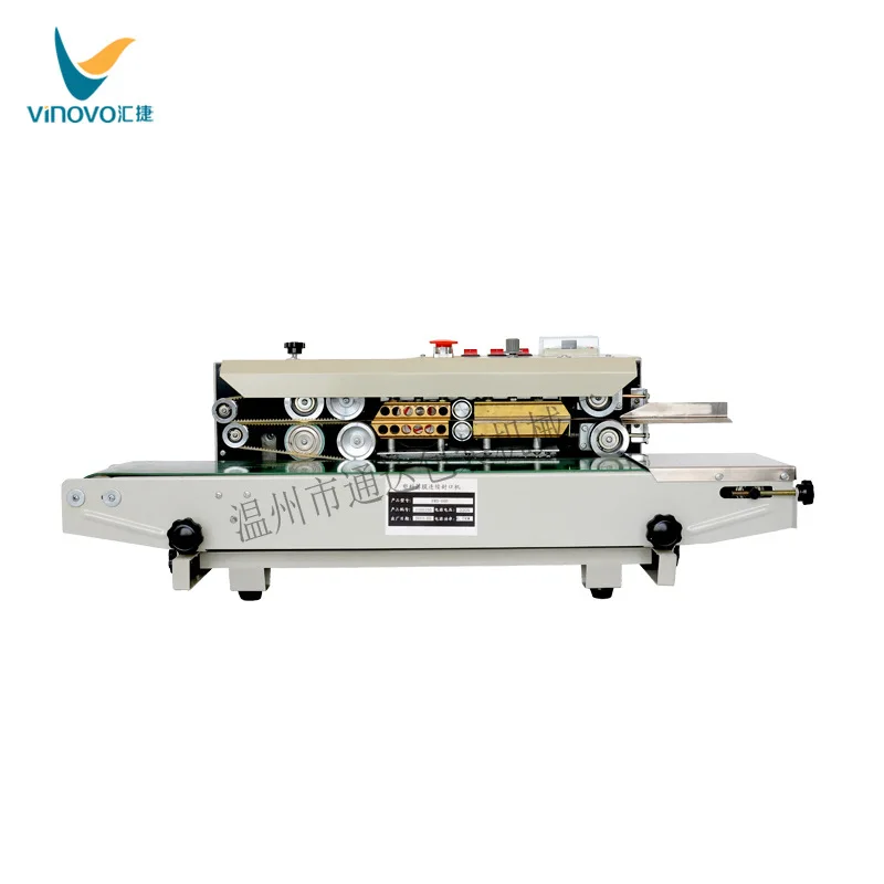 Continuous sealing machine FRD-900 Unlimited sealing length One-time finisher Heat sealing machine Cosmetics special