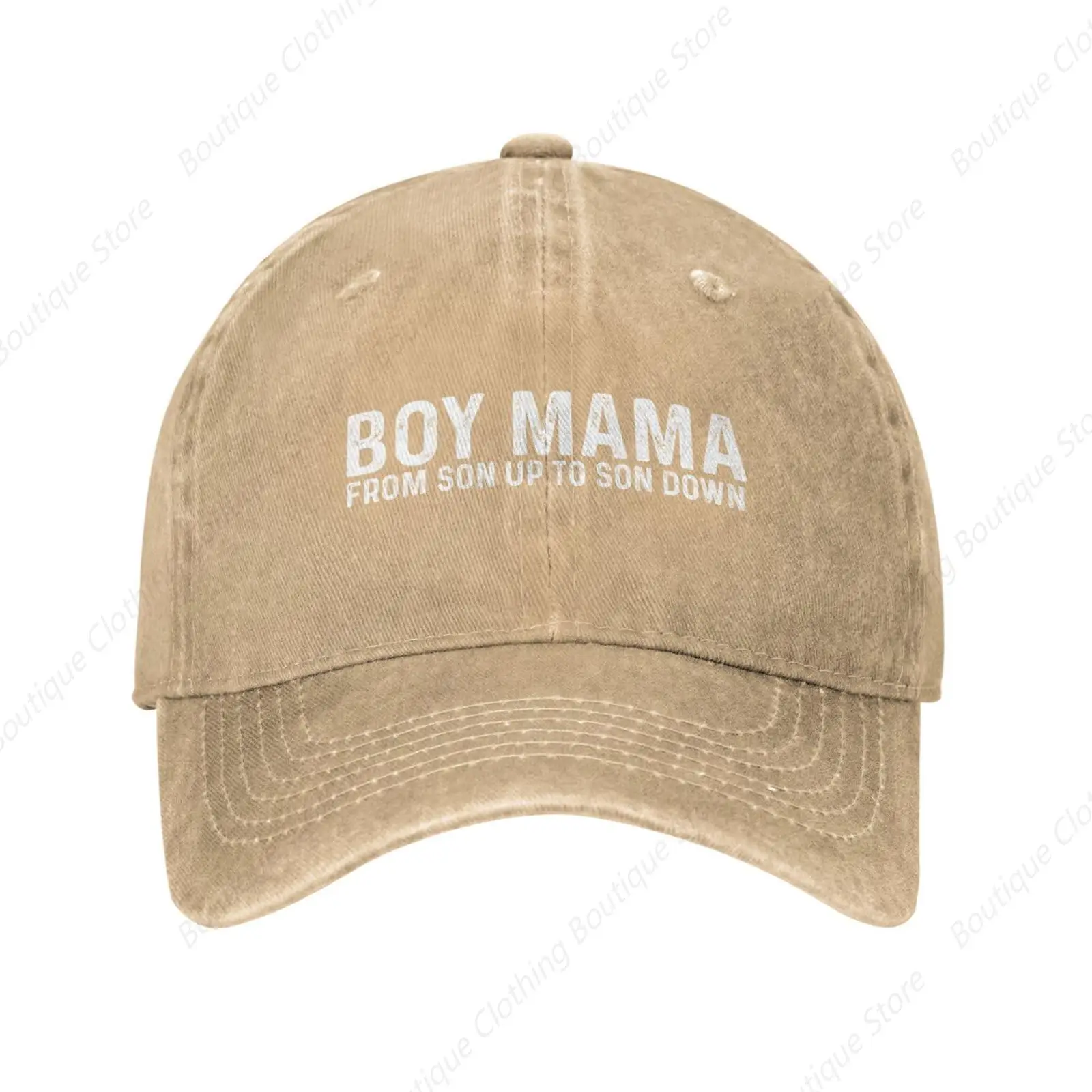 Boy Mama from Son Up to Son Down Hat for Men Baseball Hats Cute Cap Natural