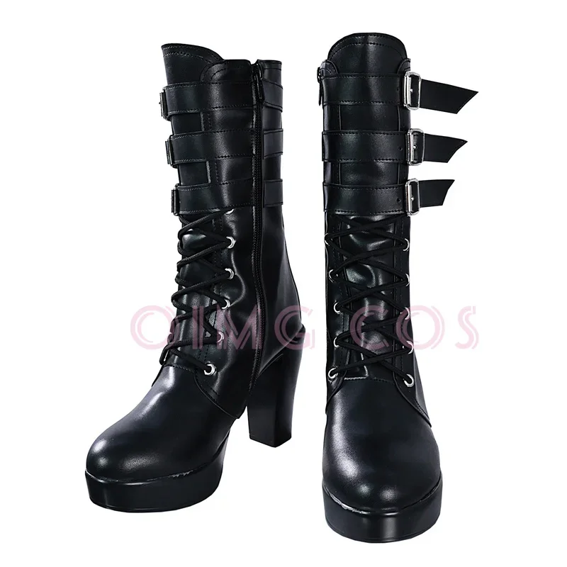 Zenless zona zero ukinami yuzuha cosplay sapatos anime estilo chinês para o jogo masculino de halloween