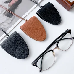 Portable PU Leather Anti Fall Magnetic Clip Eyewear Lanyard Glasses Storage Anti-slip Sunglasses Storage Rope Sun Glasses Chain