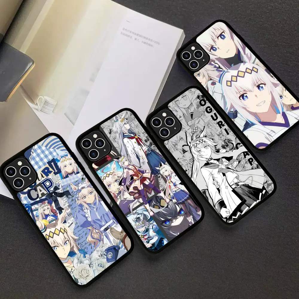 Uma Musume Pretty Derby Oguri Cap For IPhone 17 16 15 14 13 Pro 12 11 Pro Max Hard PC+TPU Phone Cases Back Cover