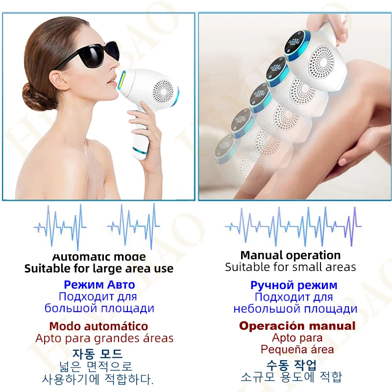 جهاز إزالة الشعر بالليزر من Ice IPL جهاز إزالة الشعر الكهربائي عقد دائم للمنزل 900000 ومضات مزيل شعر الجسم بالكامل للرجال والنساء