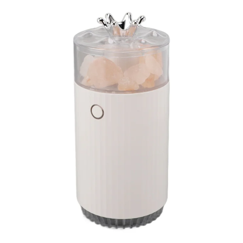 Mini Humidifier 240ml With Sea Salt Aroma USB Rechargeable Ultrasound Colorful Lighting Desktop Humidifier For Car Bedroom Green