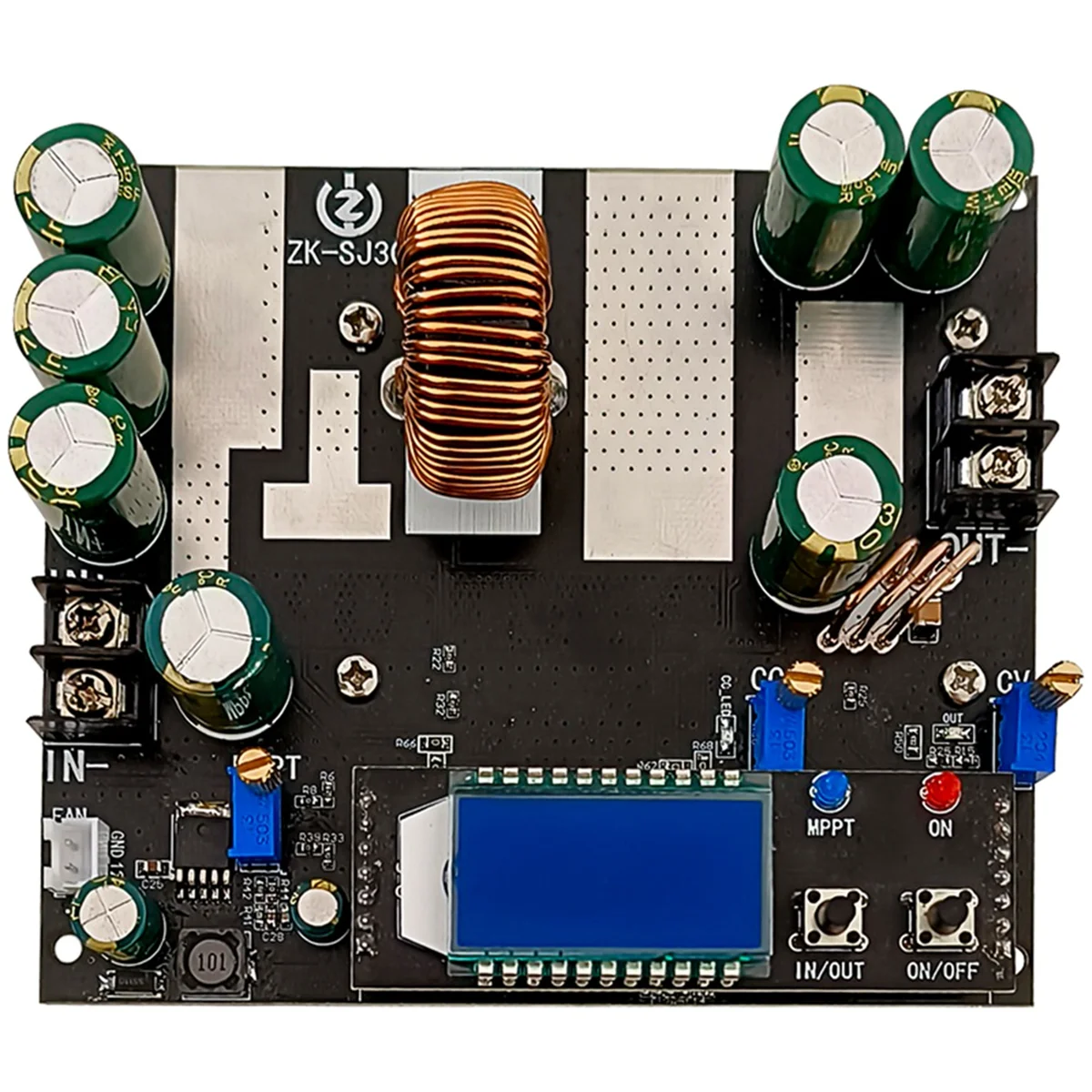 自動パワーブーストモジュール,ソーラー充電,同期整流,Mppt,ディスプレイ付き,sj30,700w,30a