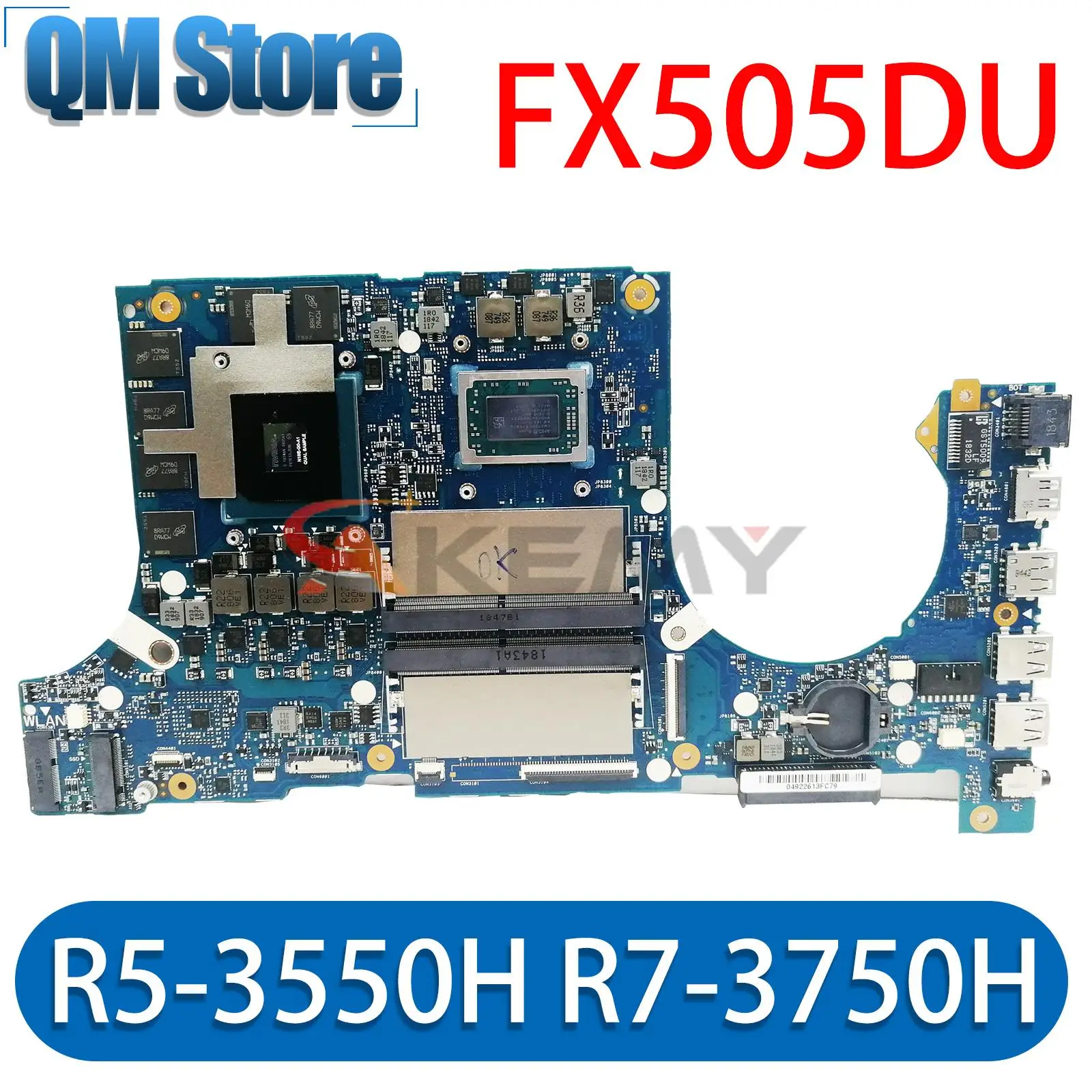 

Notebook FX505D R5-3550H R7-3750H RTX2060-6G GTX1660TI-6G Mainboard For ASUS FX505DU FX505DV Laptop Motherboard