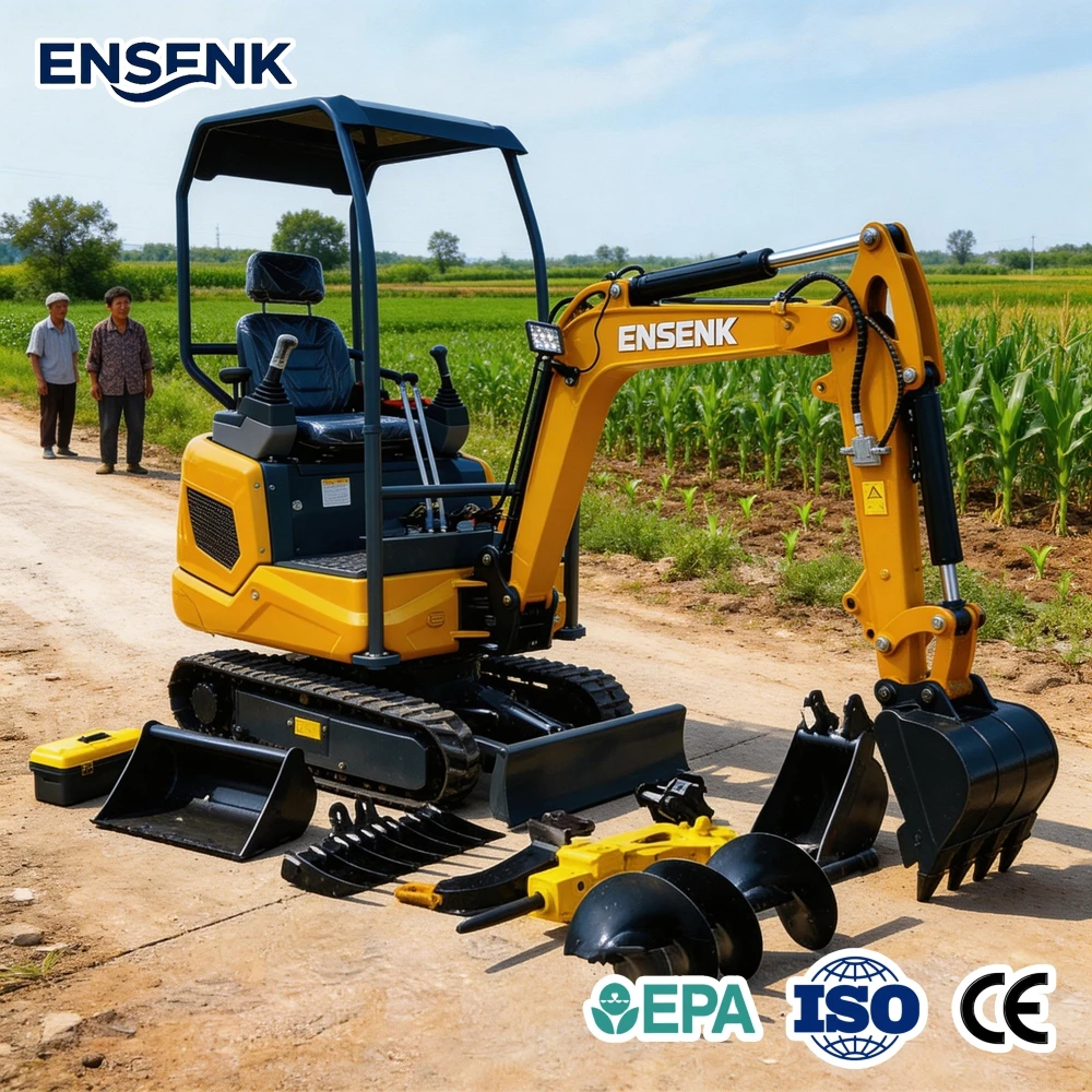 3.0/2.5Ton Mini Excavator With Kubota/Yanmar Construction Equipment For Farm Hoflader Thumb Clamp Can Be Added