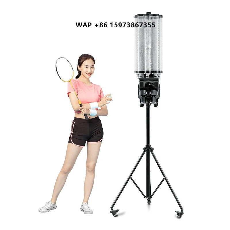 Smart Badminton Shooting Machine Faster Serving Siboasi Badminton Shuttlecock Machine for Practicing