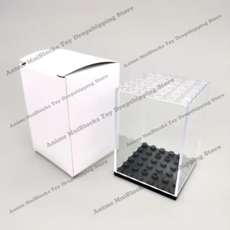 Acrylic Display Case Suitable for Anime Bricks Dolls Mini Action Toy Figura Building Blocks Stackable Storage Box Display Toys