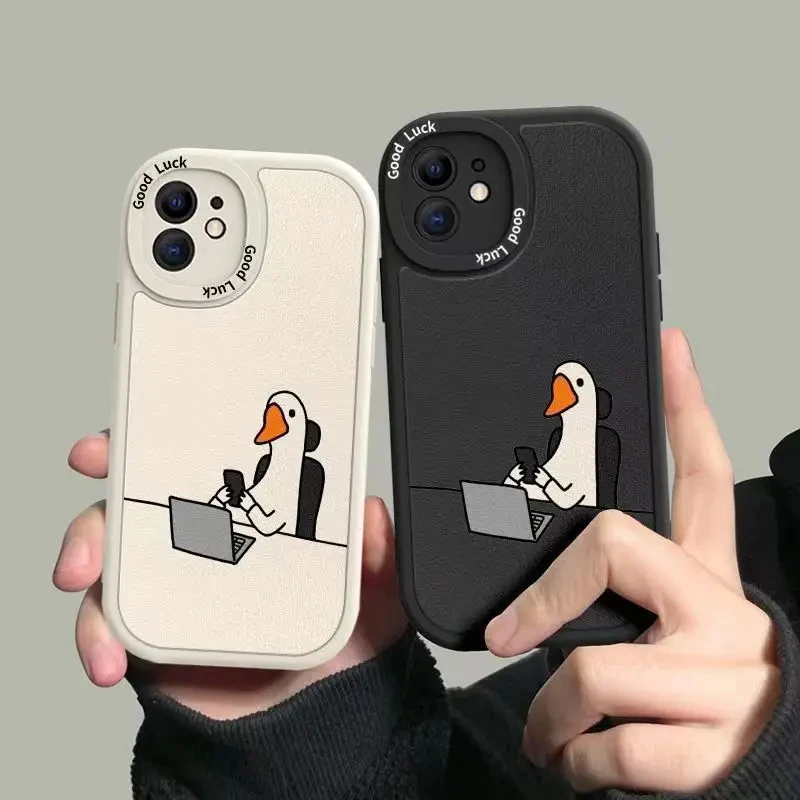 Coque de téléphone antichoc Big Goose Cartoon Cool, coque souple pour iPhone 6, 6S, 7, 8, 11, 12, 13, 14, 15 Plus, Mini Pro, Max, X, Poly, XS Max