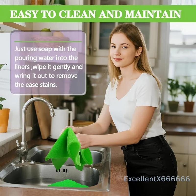 2/3/5/10PCS Reusable Fruit Veggie Life Extender Liner For Fridge Refrigerator Drawers Produce Prevents