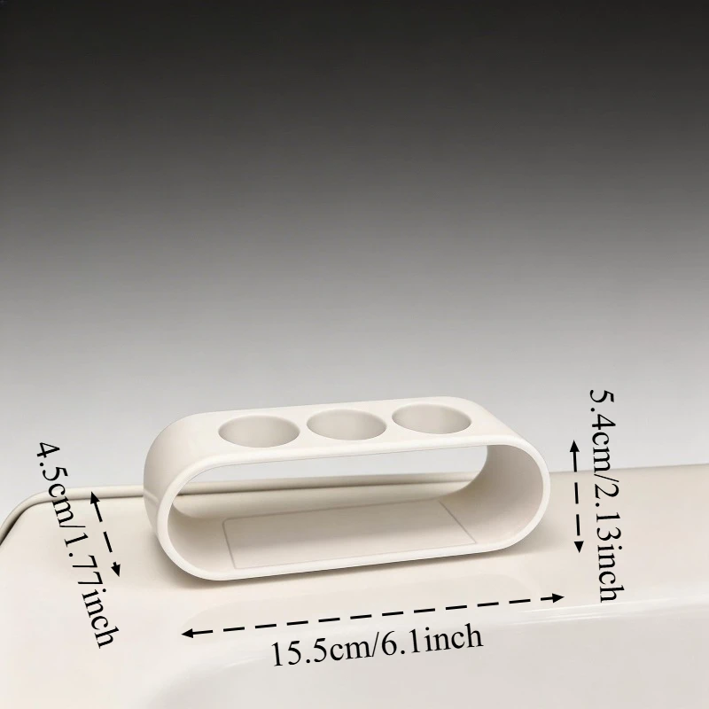 Electric Toothbrush Holder - Can Accommodate 3 Electric Toothbrushes, Storage Tool,Bathroom Storage Item,Keeps The Bathroom Tidy