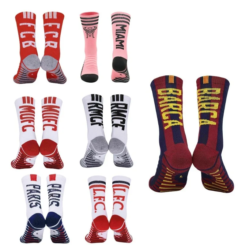 

Football Socks For Football Stars Men's Special Anti Slip Thick Towel Bottom Midsole Practical Sweat Absorbing Sports