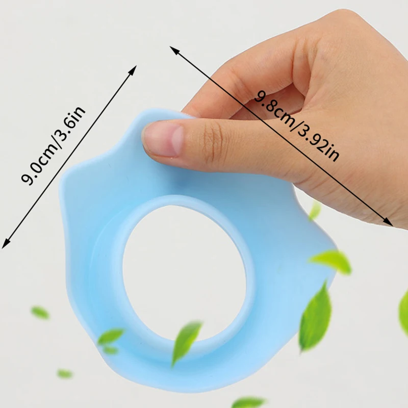 1 paio di cinturini per orologi da polso per il lavaggio del viso a forma di fiore in silicone tinta unita accessori per capelli impermeabili avvolgere la testa strumento per la cura del trucco