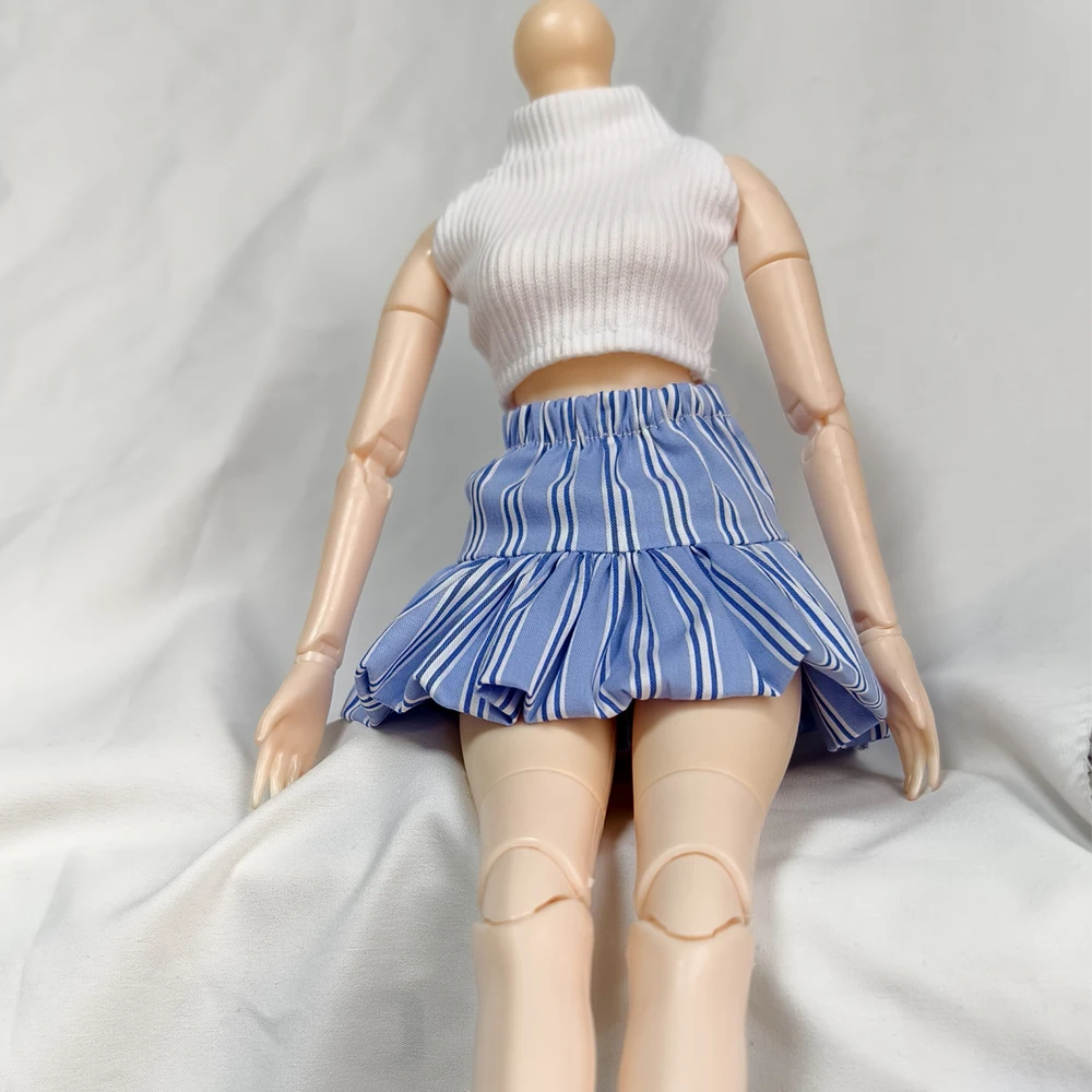 Ropa de muñeca para muñeca Bjd de 60/45/30cm, Tops 1/3 1/4 1/6, falda corta, vestido, juguetes para niña, casa de juegos, regalo de moda, accesorios para muñecas