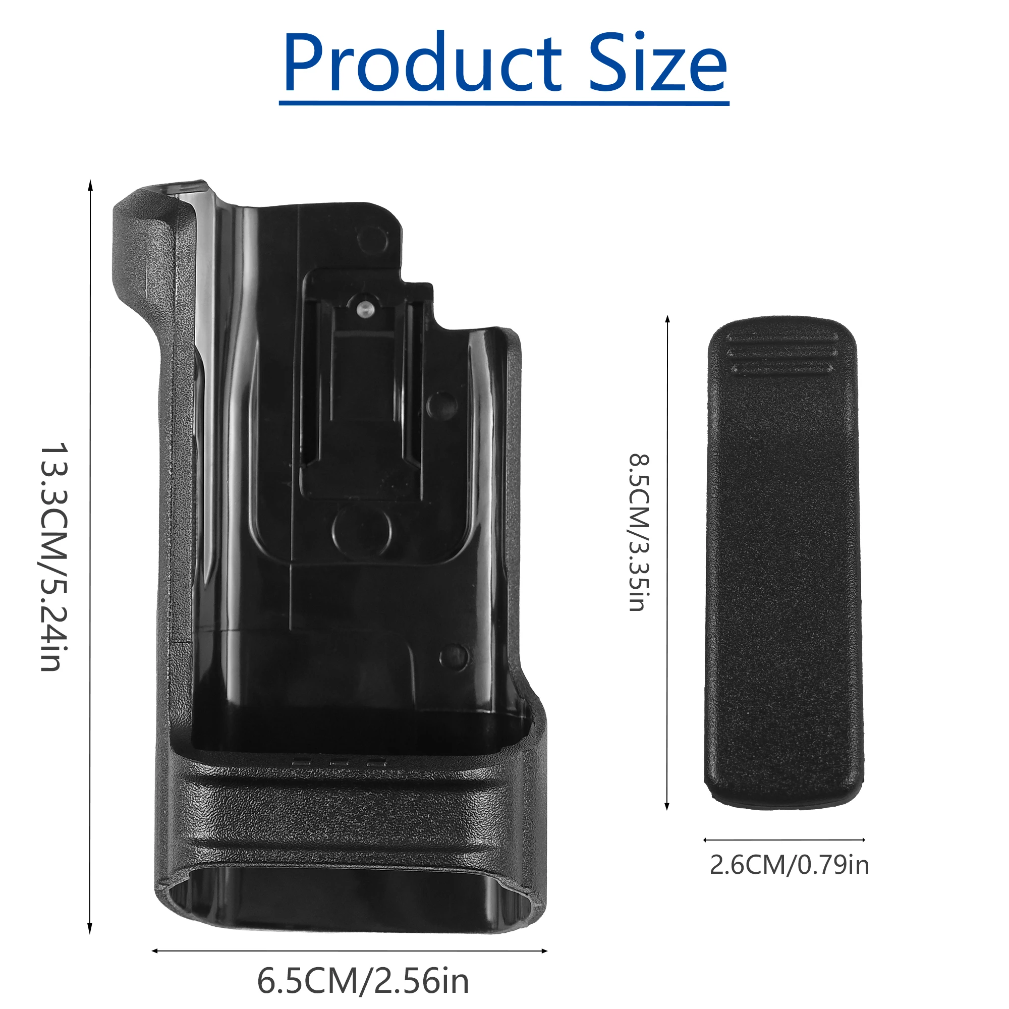 APX8000 Clip Holster Walkie Talkie Holder Case Belt Clip Compatible with APX6000 PMLN5709 PMLN5709A Ham Two Way Radio 1/2/5PCS