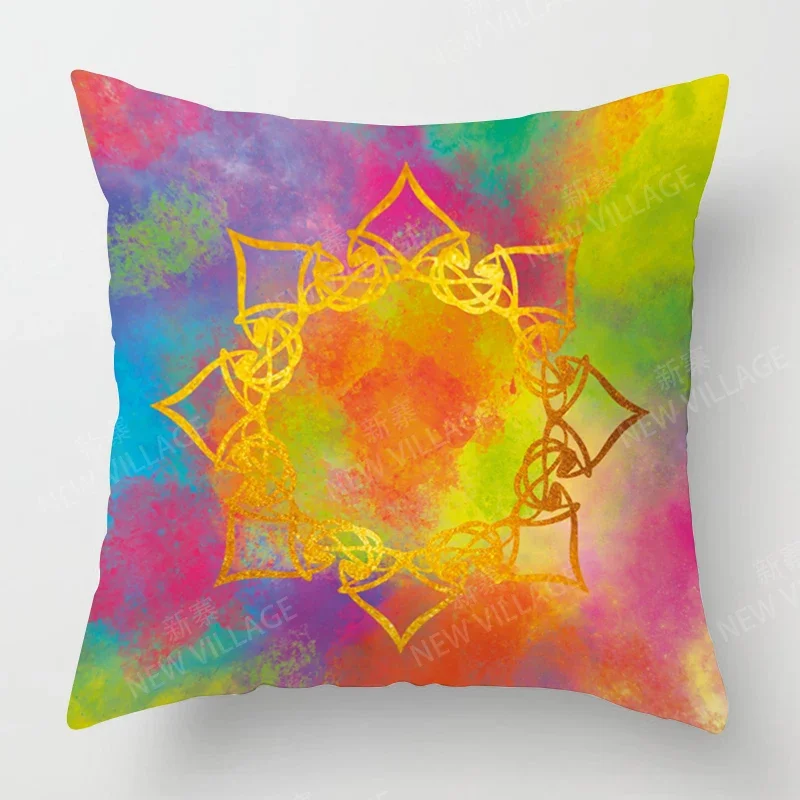 Fall home decor autumn living room throw pillow cover sofa boho Cushion cover mandala 45x45cm 45*45 50x50 60x60cm 60*60 40x40cm