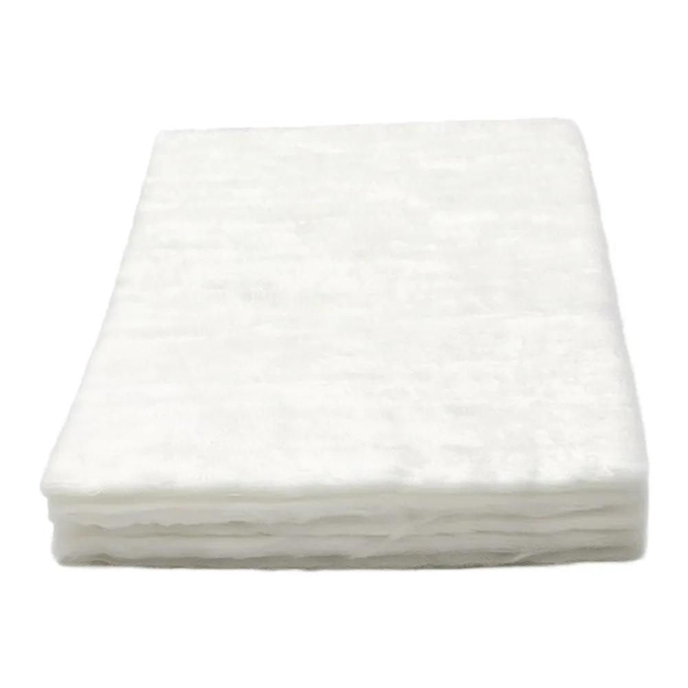 For Winter Camping White Fiber Blanket High Temperature Resistant Lightweight And Portable For Home Fireplaces