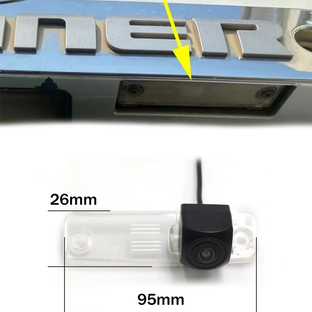 AHD 1080P Parking Reverse Back up Car Rear View Camera for Toyota Land Cruiser Prado 120 150 LC120 LC150 J150 J120 2002~2024