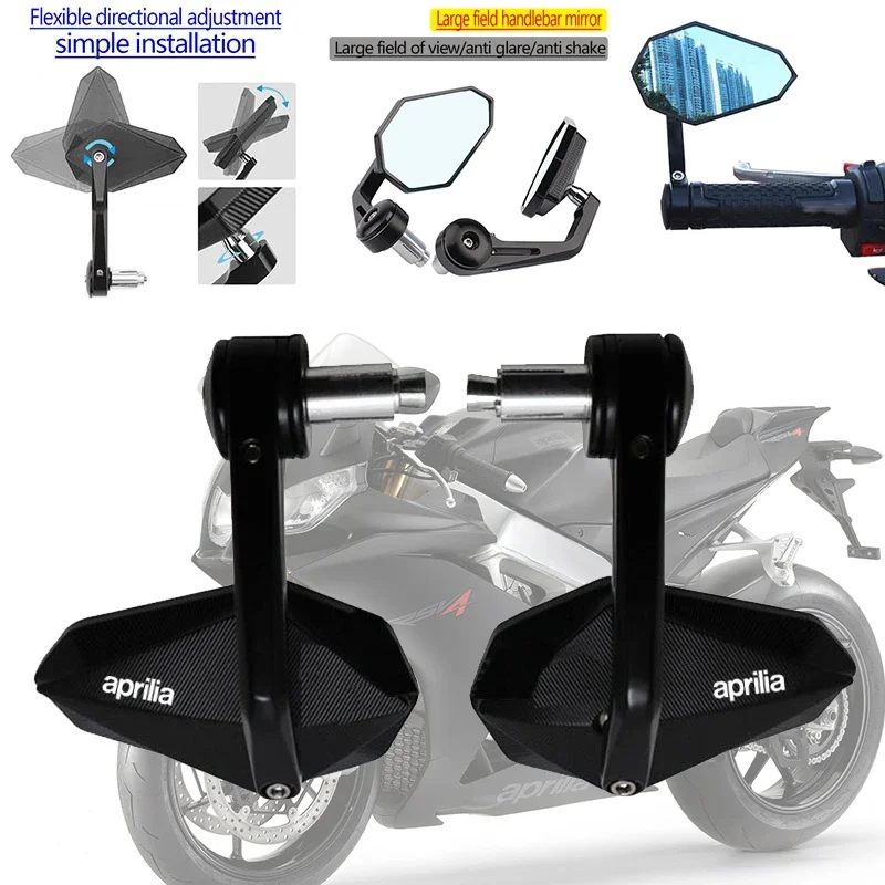 

Для Aprilia Rs 125 1000 R RSV4 V4R 250 Rx50 650 750 200 500 новое высококачественное мотоциклетное зеркало заднего вида на руль из алюминиевого сплава