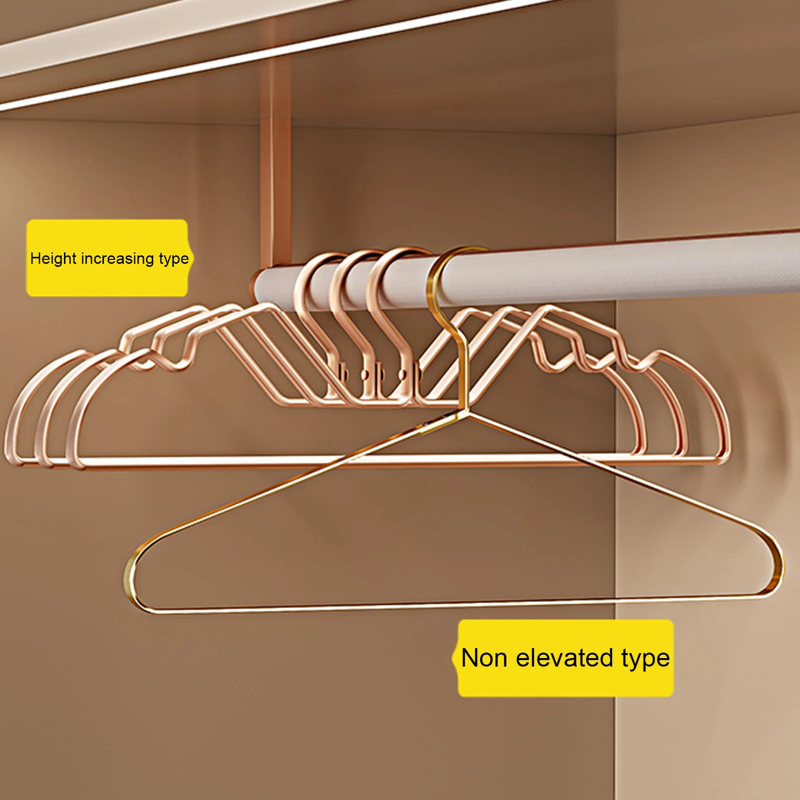5pcs Heavy Duty Hangers for Closet No Trace Clothes Hanging Clothes Hangers Suitable for Underwear Bras Hats Organizer Rack