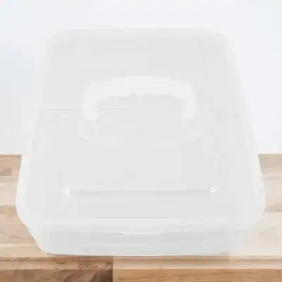 

Stackable Pizza Dough Proofing Box Lid Handle Kitchen Accessory for Bread Making Dough Rising Container Sourdough Proofing Box