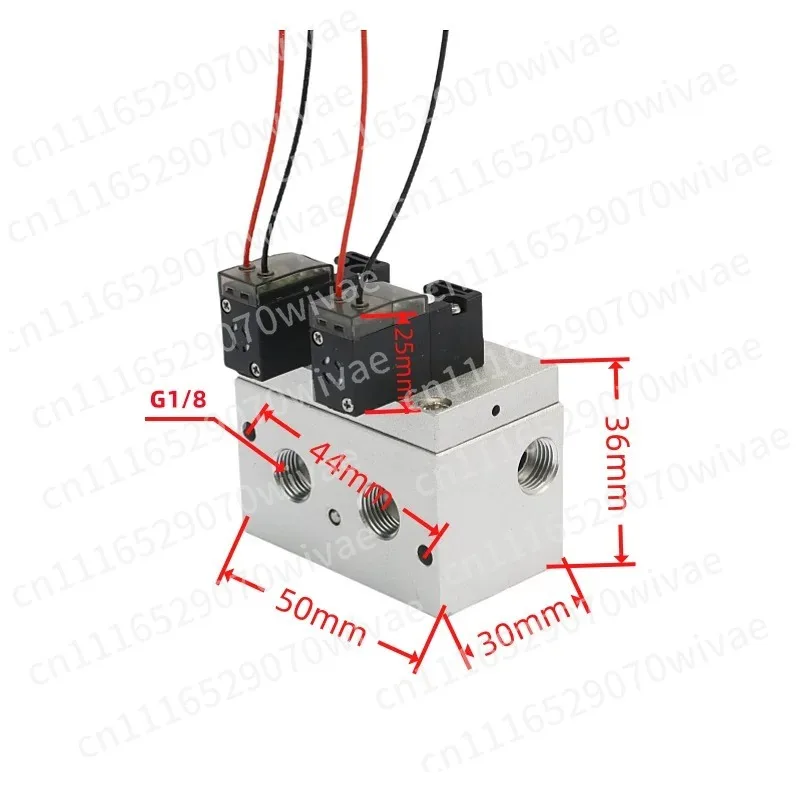 Small car oxygen concentrator 1L2L miniature reversing solenoid valve two-position four-way  DC 12V separation valve