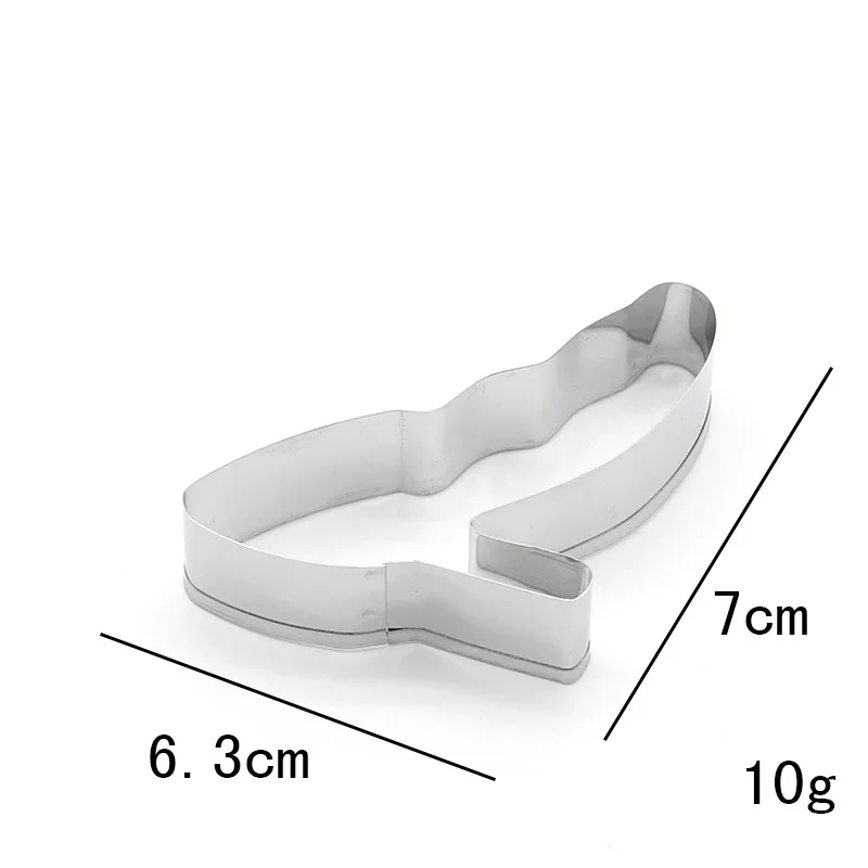 High-Heels Cookie Cutter Stainless Steel Biscuit Knife Baking Fruit Kitchen Tools Mold Embossing Printing