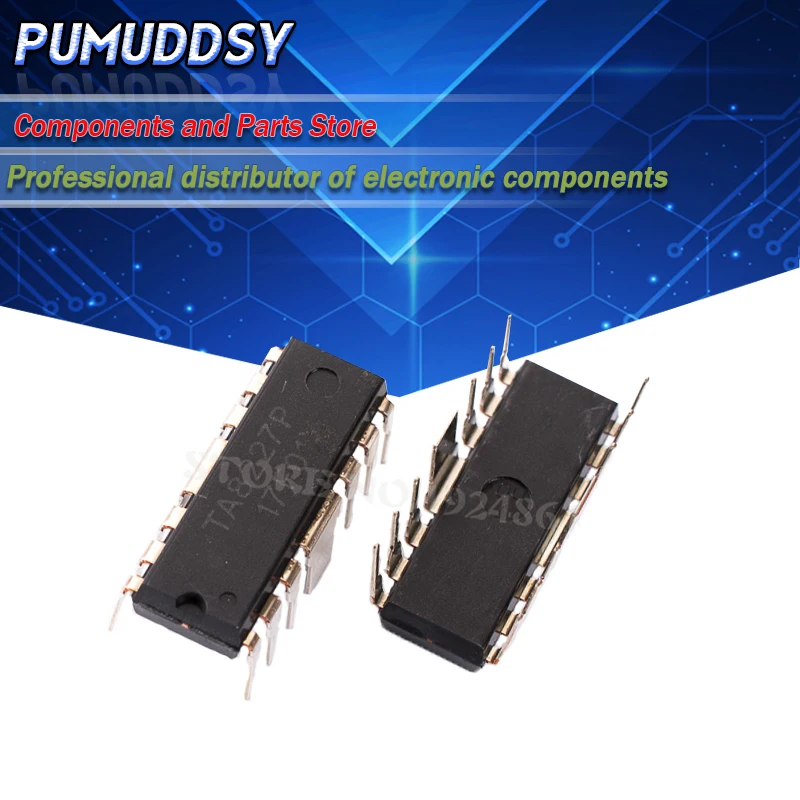 10pcs  TA8227PG TA8227P 8227 TA8227 DIP14 Best quality. IC