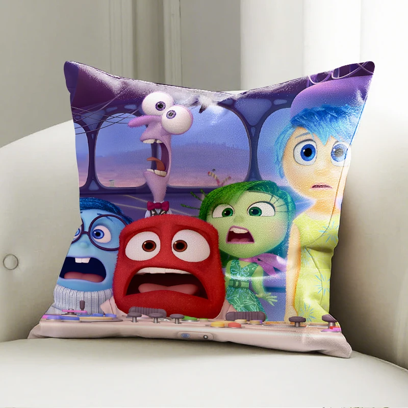 

Disney Inside Out Characters Pillow Cushion Soft Sofa Decor Throw Pillow Home Decor Gift for Kids