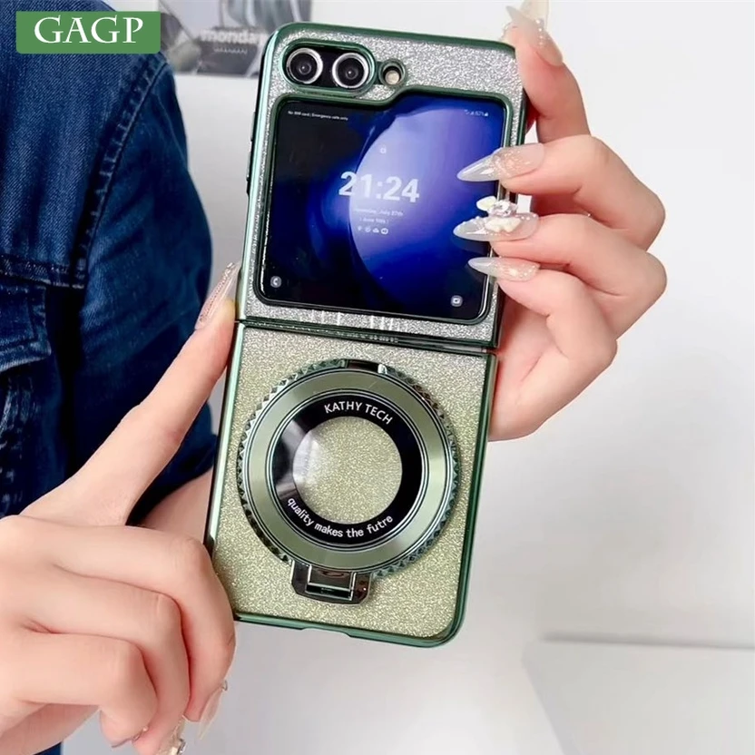 Магнитный складной чехол-подставка для Samsung Z Flip 6 Magsafe 5 4 3