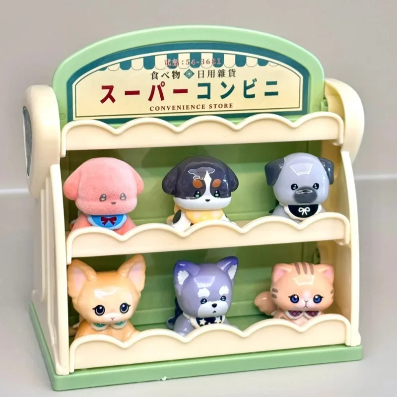 

Натуральная клубника Mousseta Doudou, серия «Собака и его друзья», слепая коробка, милые мини-настольные украшения, слепые сумки ручной работы