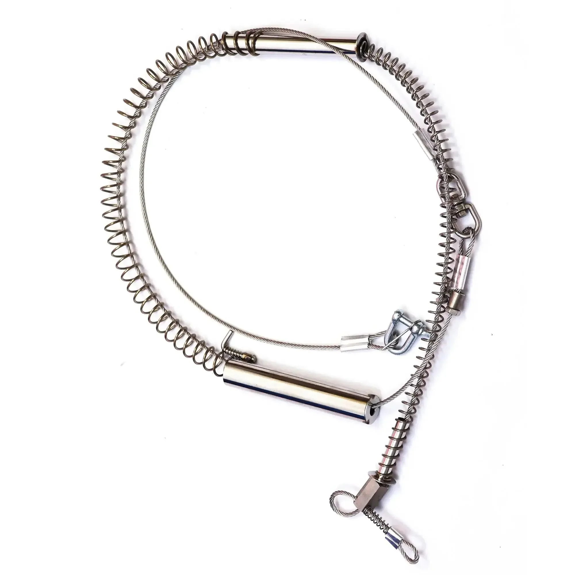 4mm 1PC Stronger Spring For the Wild Boar Trap Replacement With Nuts Wire Rope Dia