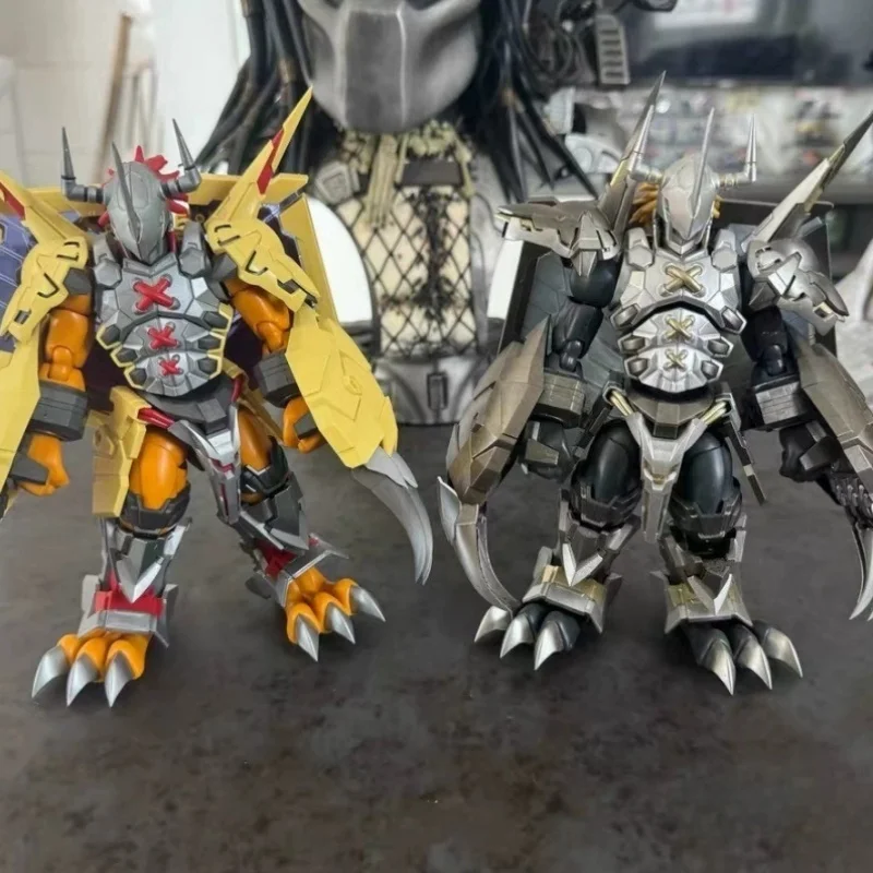 نسخة مطورة جديدة من Frs Wargreymon مع أجزاء المؤثرات الخاصة، شخصية أنيمي Digimon، مجموعة نماذج التجميع، ألعاب شخصيات الحركة